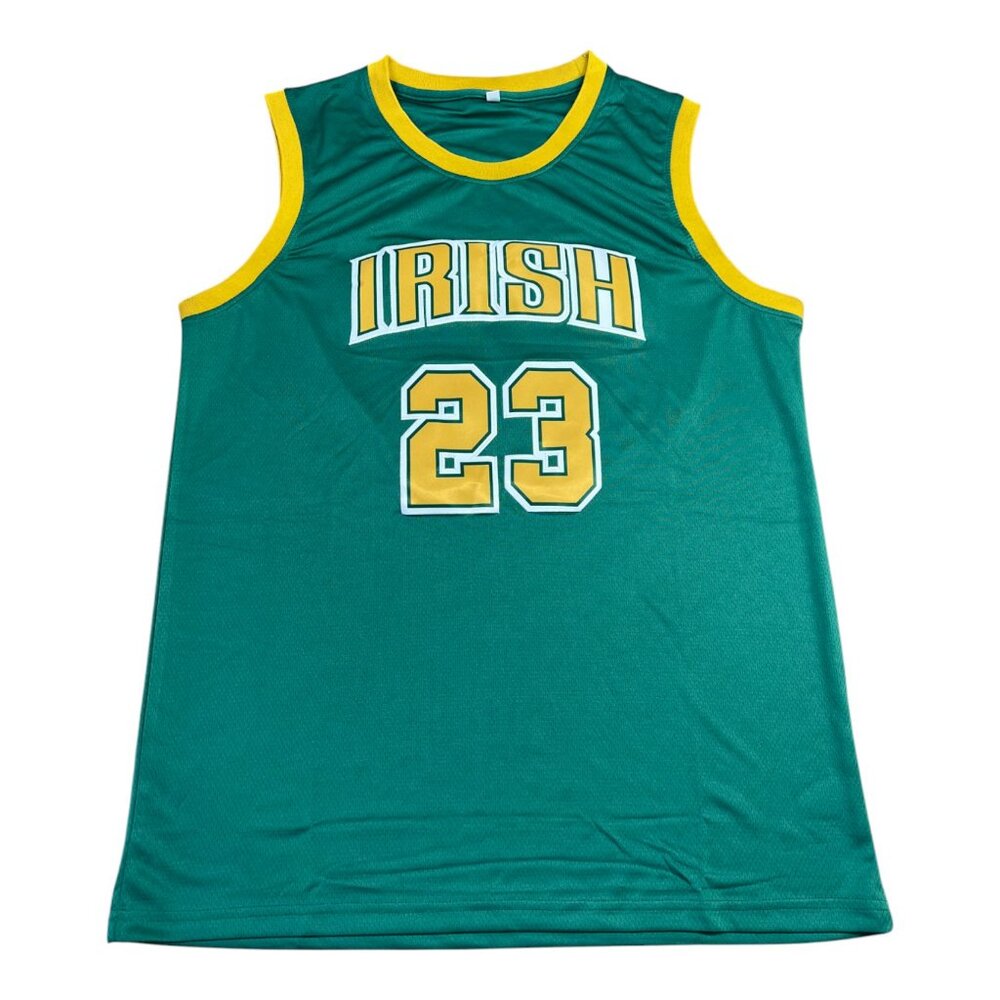 St Vincent Mary IRISH LeBron James High School Stitched Basketball Jersey XL